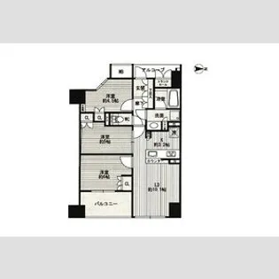 グレイスロワ福島【00403号室】の間取り