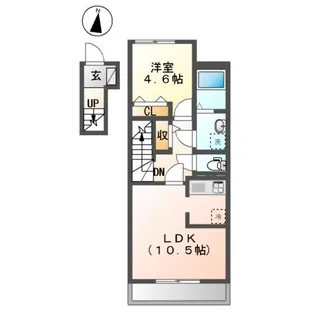 サンモール・アイ【2階】の間取り