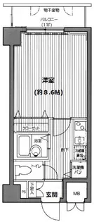 グランド・ガーラ横浜関内【8階】の間取り