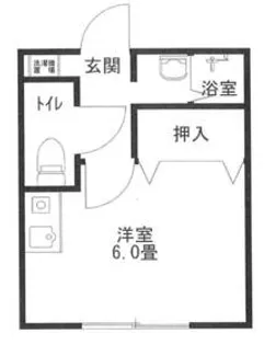 ノースピア【202号室】の間取り