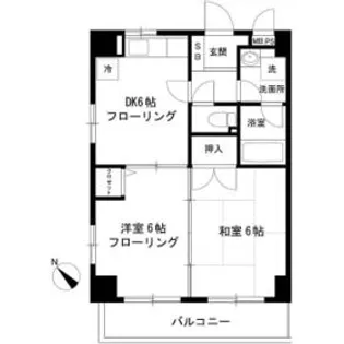フィオーレ新横浜【3階】の間取り