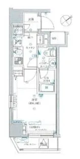 スパシエルクス横濱鶴見【9階】の間取り