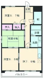 ル・クオーレ【4階】の間取り