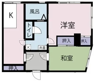 クロノス芹が谷【2階】の間取り