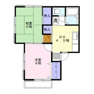 ドルフSun.I【1階】の間取り