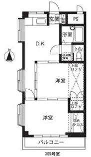 ユーホリアT【3階】の間取り