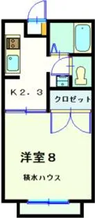 プラージュ【A103号室】の間取り