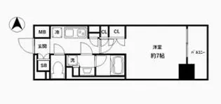 TFレジデンス川崎殿町WEST【5階】の間取り