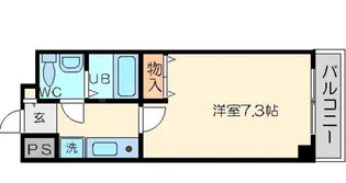 セイワパレス堂島シティ【5階】の間取り