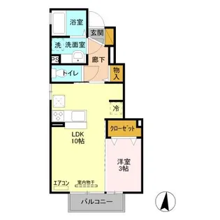 ロイヤルテラス【1階】の間取り