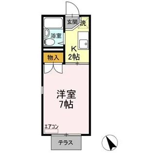 ヴィラ中山 A棟【1階】の間取り