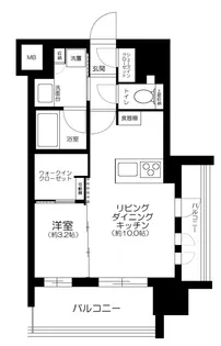 デュオヴェール赤羽ForestCourt【5階】の間取り