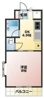 マンションフローラ【2階】の間取り