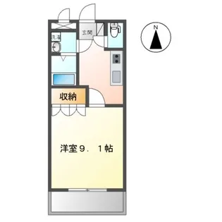 プリベールアイカワ【1階】の間取り