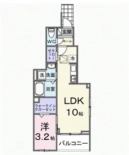 ブランルミエール【1階】の間取り