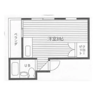 朝日マンション相武台【1階】の間取り