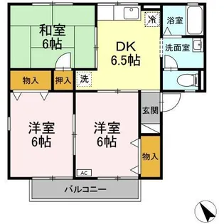 アニバーサリー C【2階】の間取り