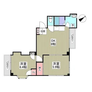 第2ジェネラスコート【3階】の間取り