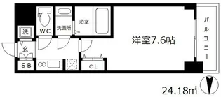 サムティ本町橋2メディアス【10階】の間取り