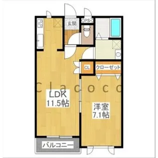 クラウドヒルズ【3階】の間取り
