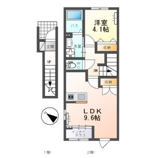 仮称)スカイハイムⅡ【2階】の間取り