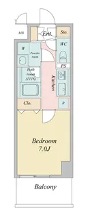 LaSante柏【7階】の間取り