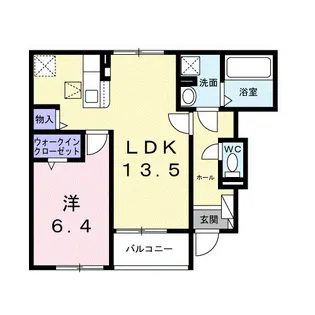 サラメゾン【1階】の間取り
