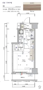 SYFORME KANNAIⅡ【6階】の間取り