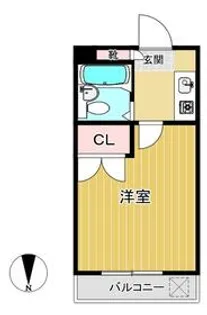 シャルマン谷塚南【3階】の間取り