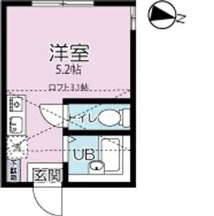 グリーンライト菊名【2階】の間取り