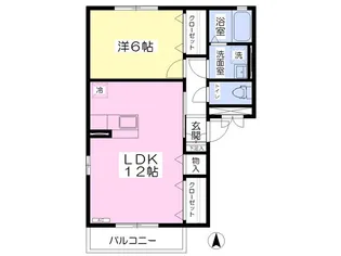 セジュール植原E【302号室】の間取り