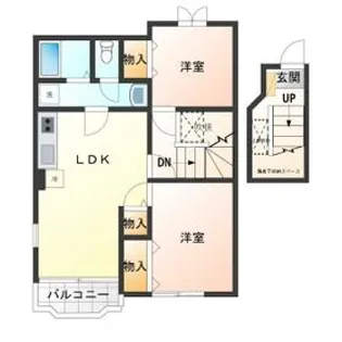 サンライト・ヴィラ A【203号室】の間取り