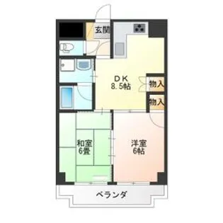 東口ハイツ【7階】の間取り