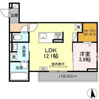 ANNAMARIE F(アンナマリーエフ)【3階】の間取り