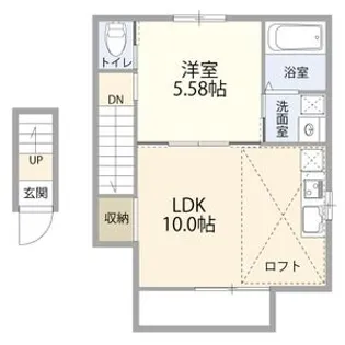 ベルフルール平田【2階】の間取り