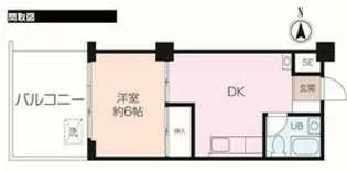 マンション下目黒苑【6階】の間取り