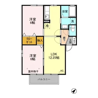 グランサリックス C【2階】の間取り