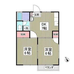 メゾンヴェール【2階】の間取り