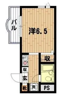 サンハイツ薬園台【2階】の間取り
