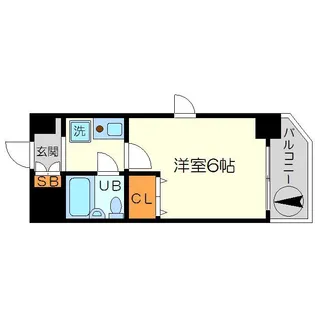 エスリード新大阪第6【306号室】の間取り