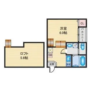 ハーモニーテラス神前V【203号室】の間取り