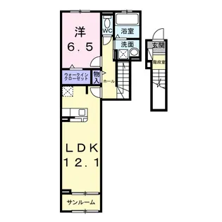 エリオス【2階】の間取り