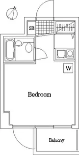 ライオンズプラザヨコハマ戸部【2階】の間取り