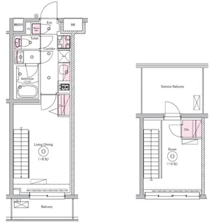 リテラス川崎ウエスト【3階】の間取り