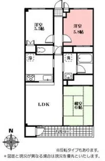 シャンボール【3階】の間取り