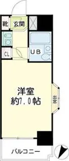 NICEアーバンスピリッツ川崎駅南【6階】の間取り