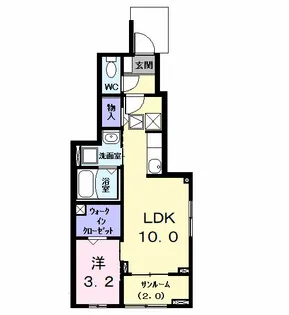グレイスフル【1階】の間取り