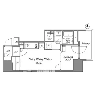 MARKS横浜戸部【2階】の間取り