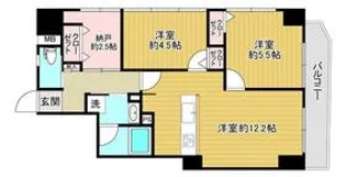 グランドヒルズ大森【10階】の間取り