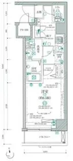 ディアレイシャス横浜サウスパレス【5階】の間取り